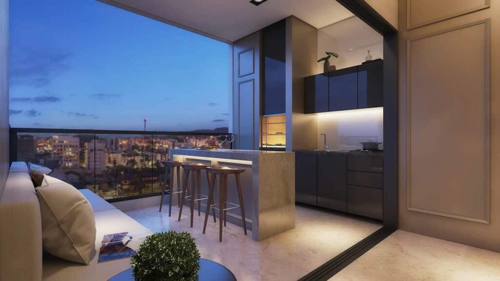 [EXEMPLO]Apartamento com varanda gourmet e vista aberta